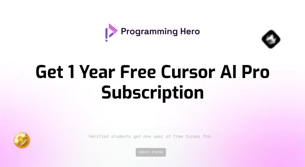 Get 1 Year Free Cursor AI Pro Subscription