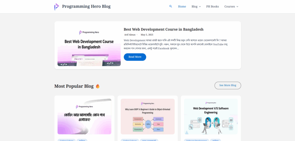 Best Bangla Resources to Learn Web Development in 2025