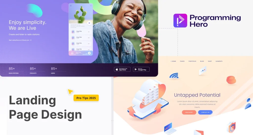 Landing Page Design Tips - 2025