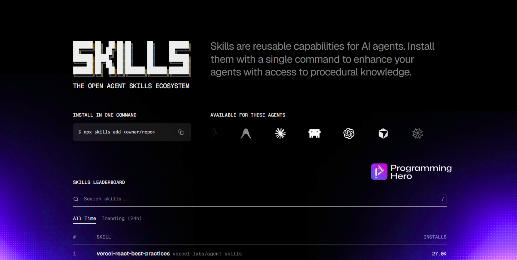 Introducing Vercel Skills | The Open Agent Skills Ecosystem