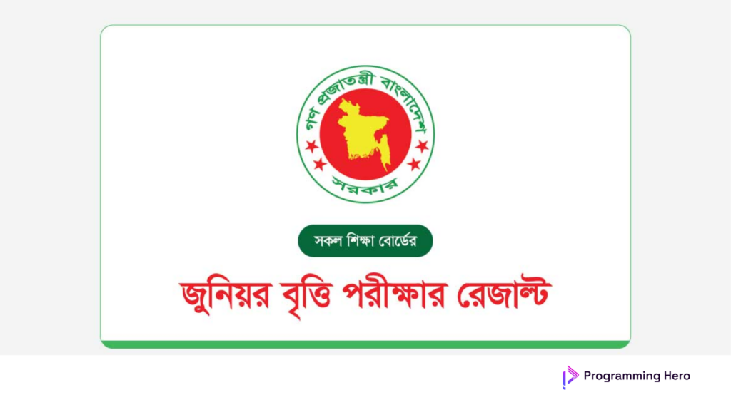 Junior Scholarship Result 2026 