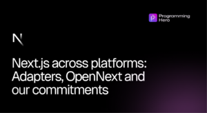 Next.js Adapter API!