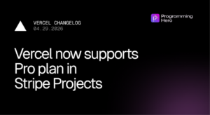 Vercel now supports Pro plan in Stripe Projects