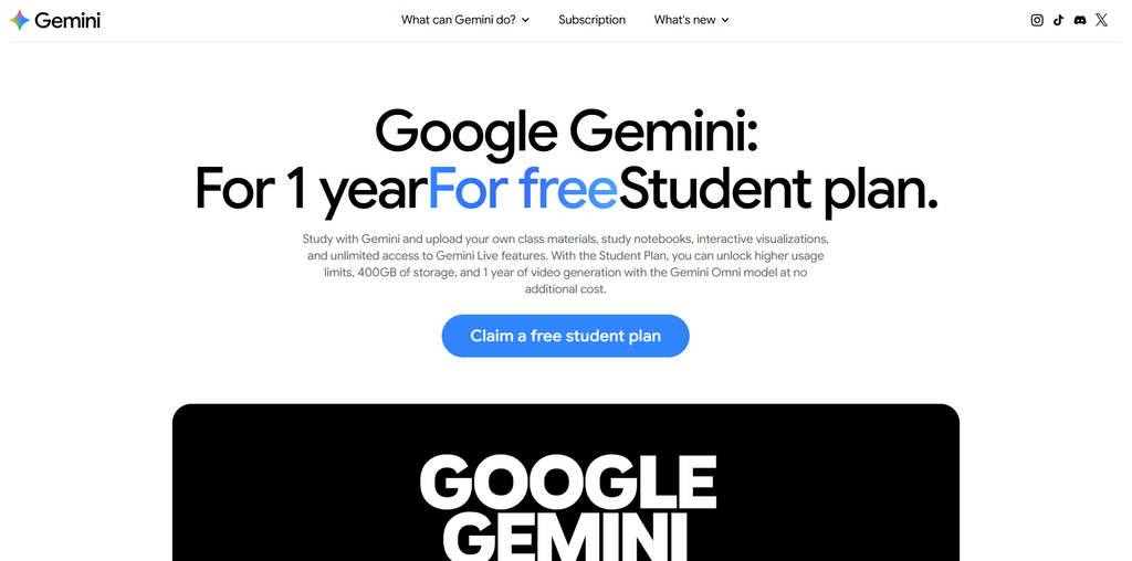 Google Student Offer - 2026
