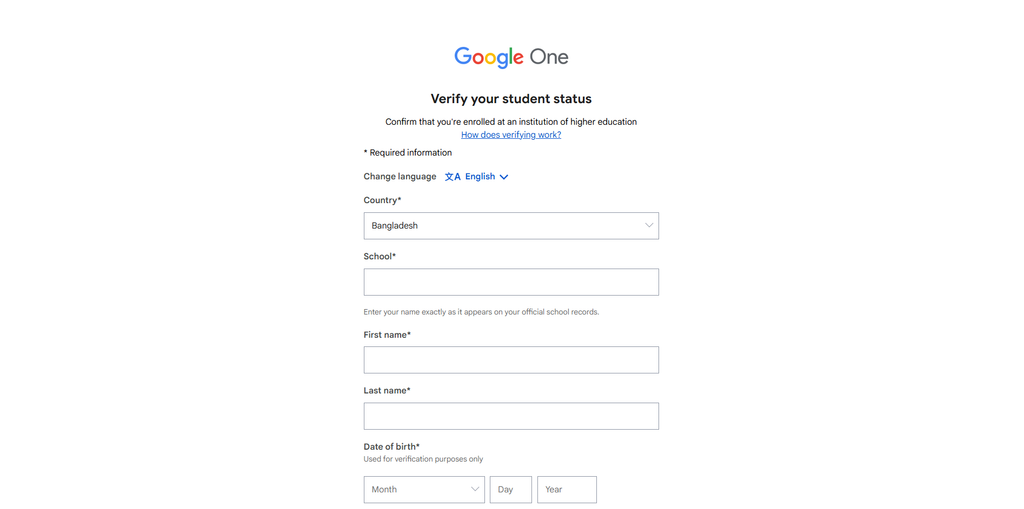Verify Your Students Status - Google Student Offer - 2026