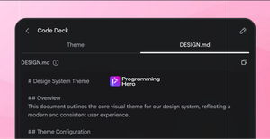 DESIGN.md - UI design systems format shared with AI